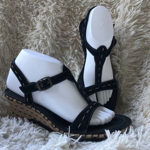 Indigo by Clarks Wedge Suede Sandals